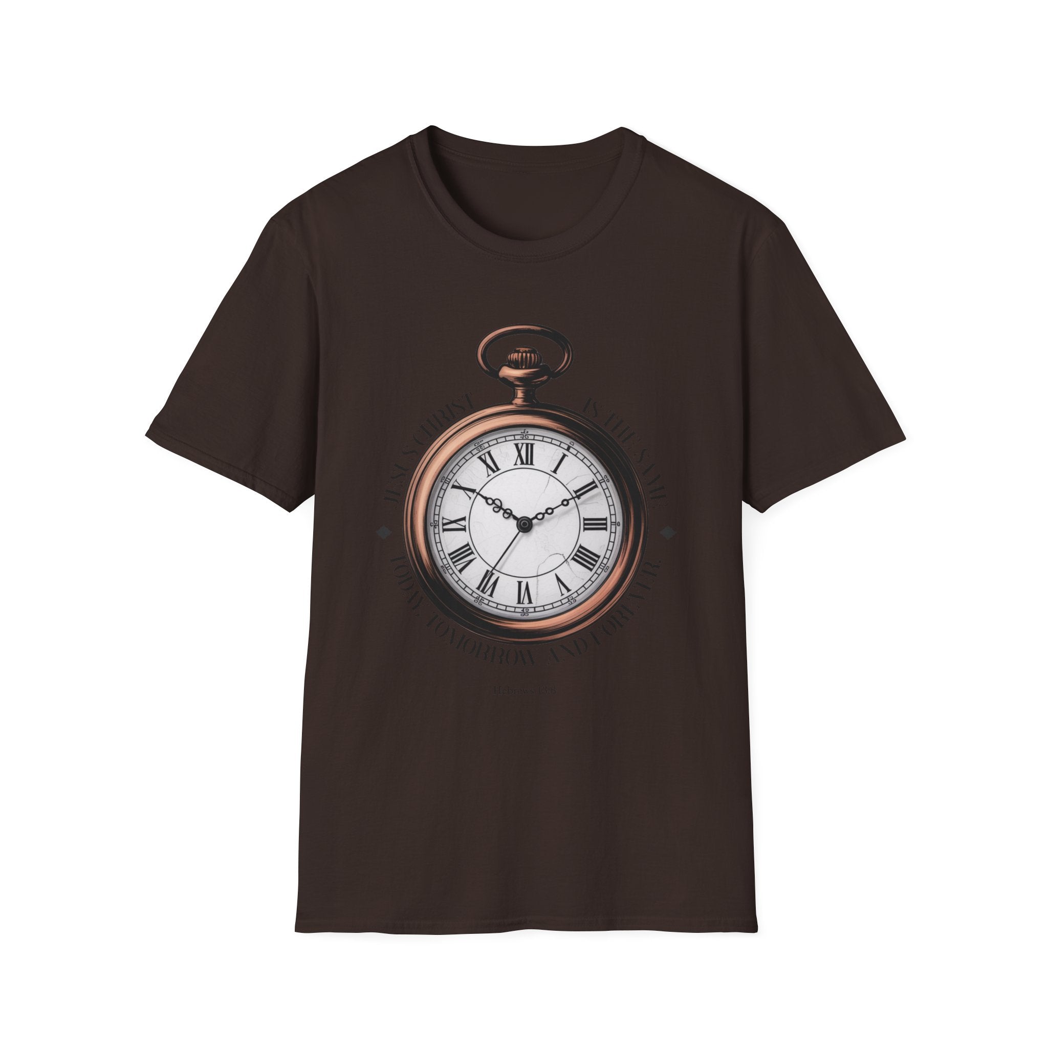 Vintage Pocket Watch T-Shirt, Unisex Graphic Tee, Timeless Gift, Casual Summer Wear, Retro Style Tee