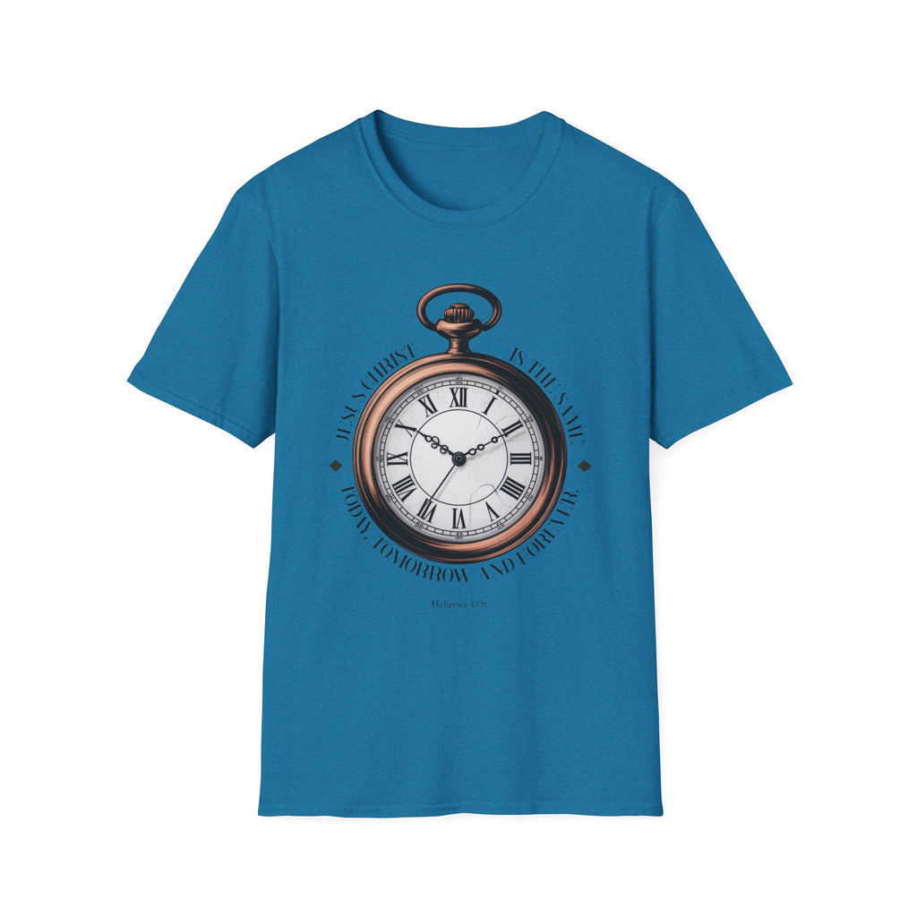 Vintage Pocket Watch T-Shirt, Unisex Graphic Tee, Timeless Gift, Casual Summer Wear, Retro Style Tee