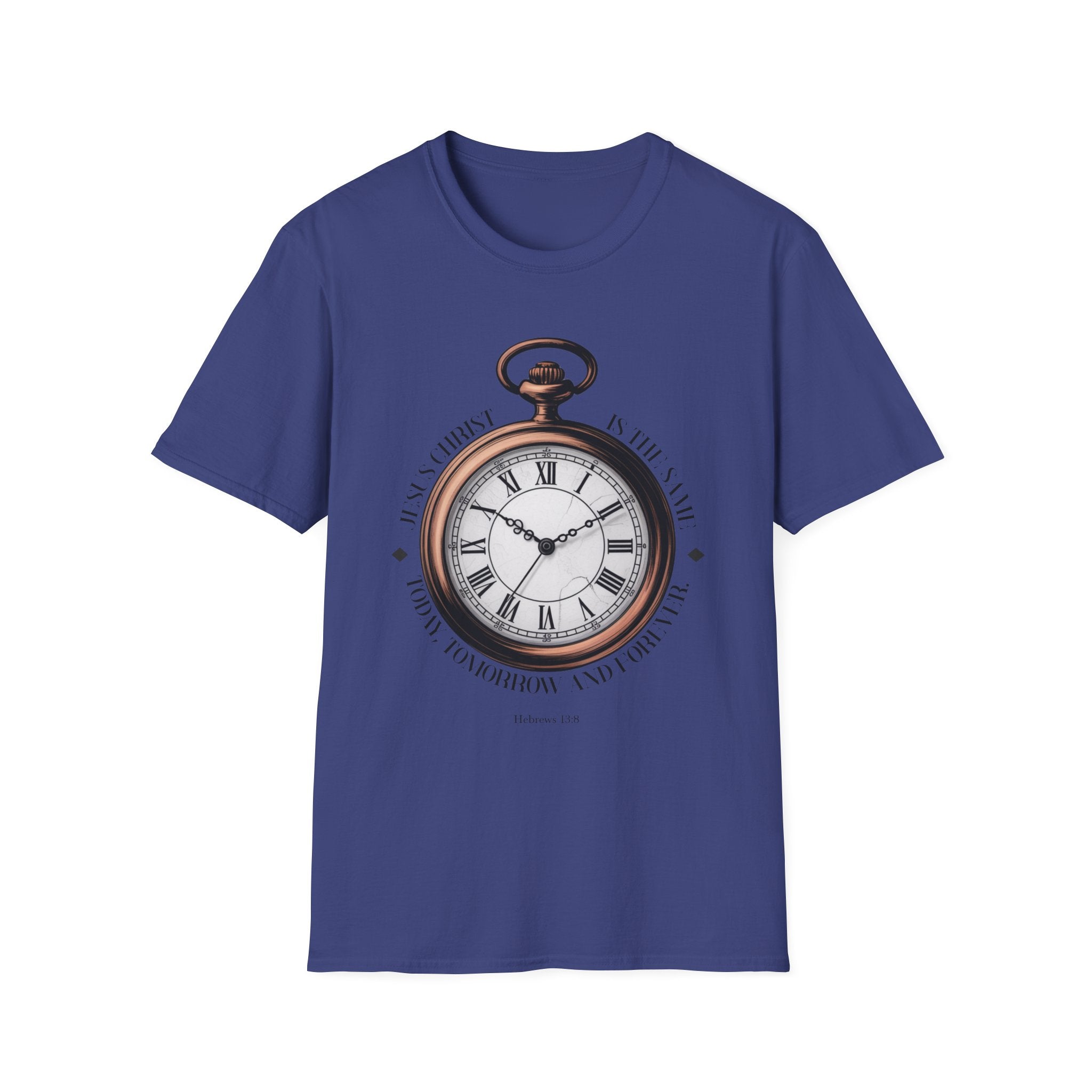 Vintage Pocket Watch T-Shirt, Unisex Graphic Tee, Timeless Gift, Casual Summer Wear, Retro Style Tee