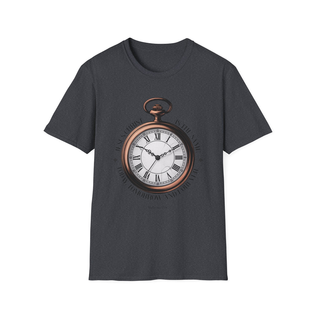 Vintage Pocket Watch T-Shirt, Unisex Graphic Tee, Timeless Gift, Casual Summer Wear, Retro Style Tee