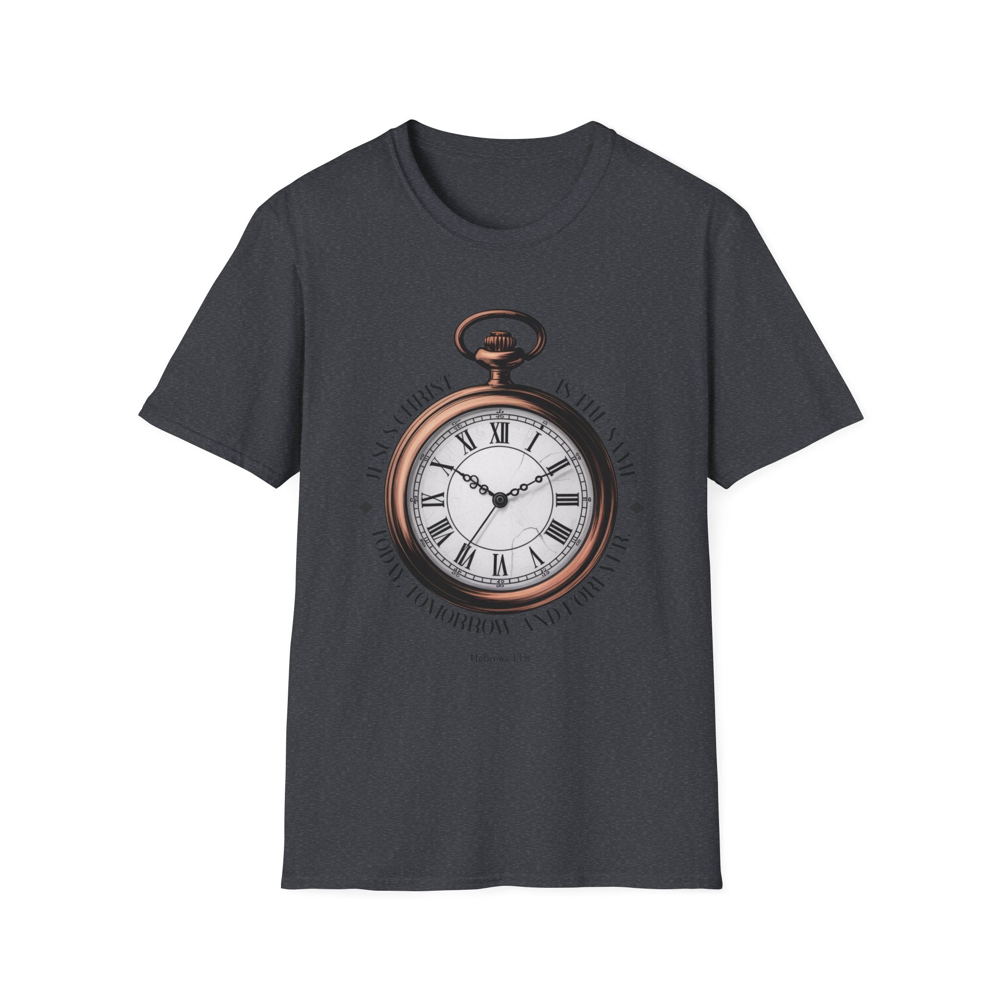 Vintage Pocket Watch T-Shirt, Unisex Graphic Tee, Timeless Gift, Casual Summer Wear, Retro Style Tee