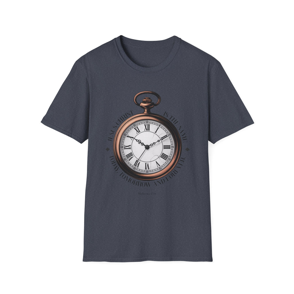 Vintage Pocket Watch T-Shirt, Unisex Graphic Tee, Timeless Gift, Casual Summer Wear, Retro Style Tee