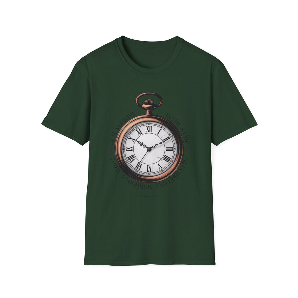 Vintage Pocket Watch T-Shirt, Unisex Graphic Tee, Timeless Gift, Casual Summer Wear, Retro Style Tee