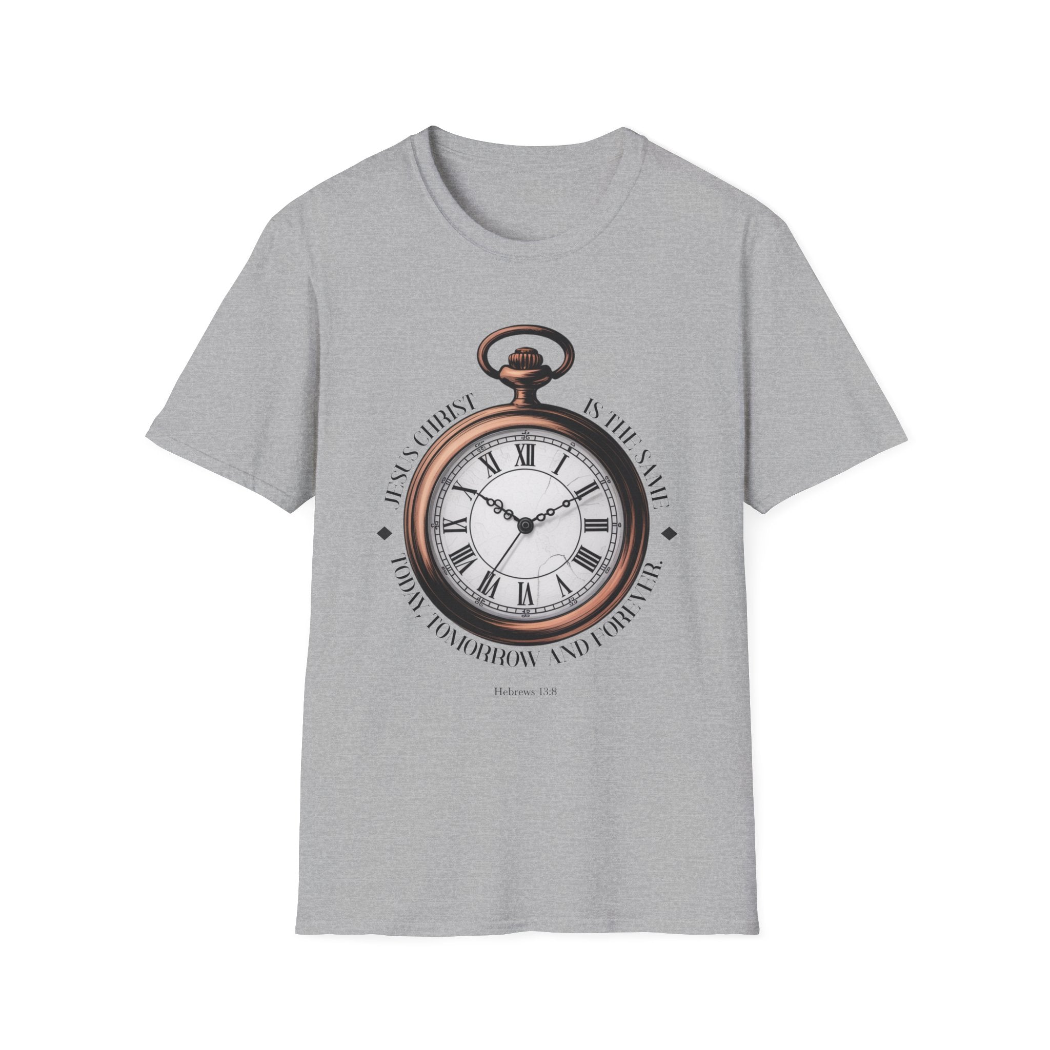 Vintage Pocket Watch T-Shirt, Unisex Graphic Tee, Timeless Gift, Casual Summer Wear, Retro Style Tee