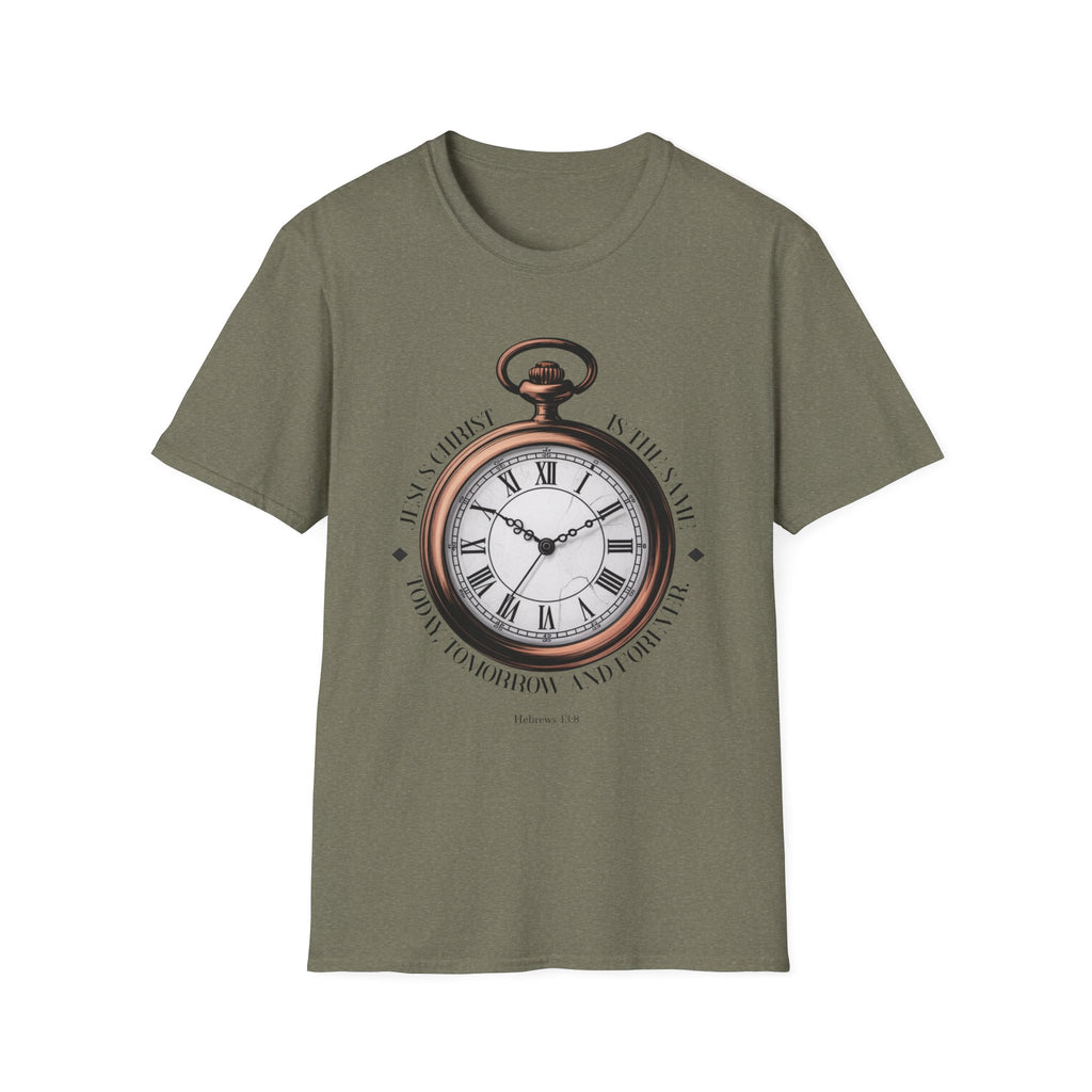 Vintage Pocket Watch T-Shirt, Unisex Graphic Tee, Timeless Gift, Casual Summer Wear, Retro Style Tee