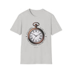 Vintage Pocket Watch T-Shirt, Unisex Graphic Tee, Timeless Gift, Casual Summer Wear, Retro Style Tee