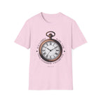 Vintage Pocket Watch T-Shirt, Unisex Graphic Tee, Timeless Gift, Casual Summer Wear, Retro Style Tee