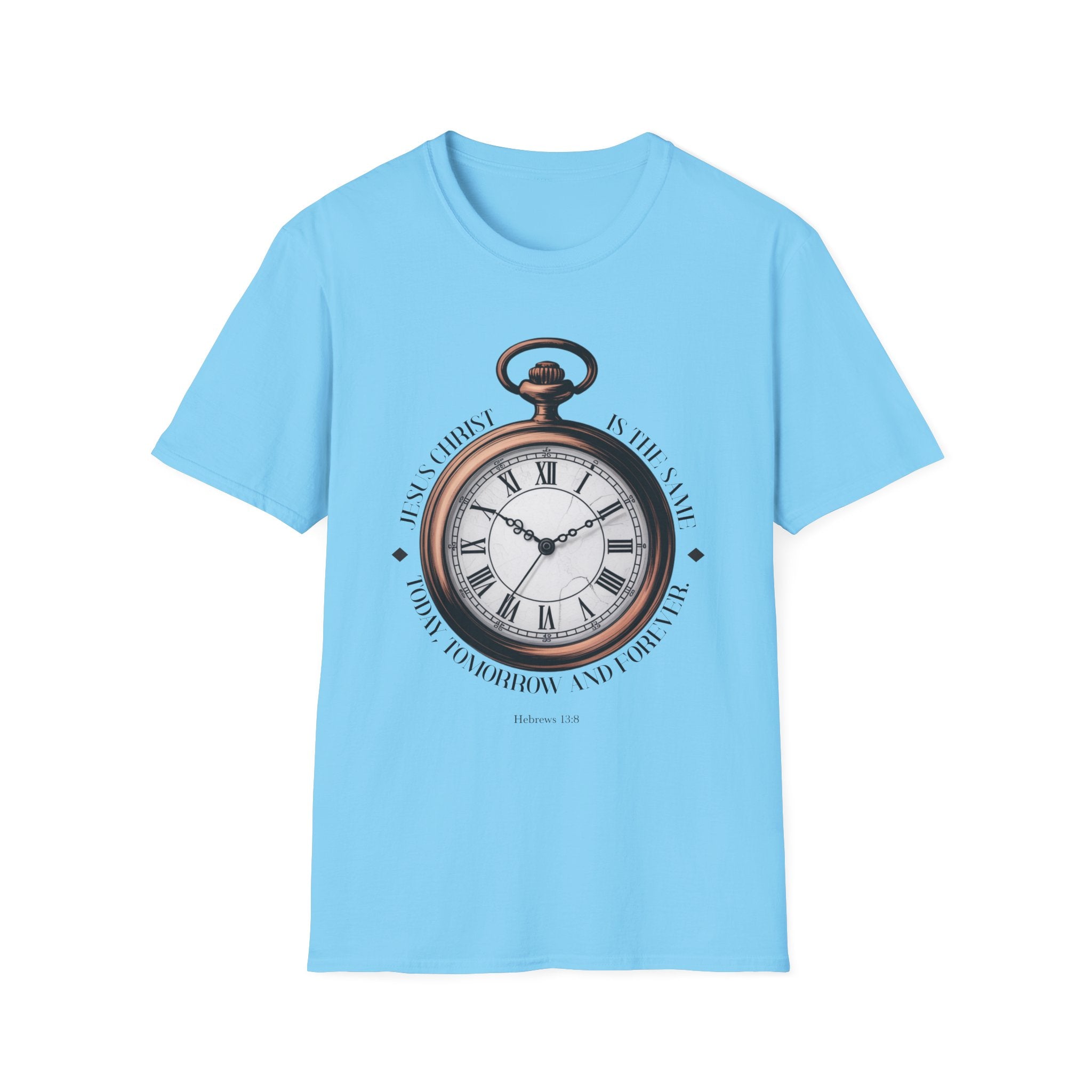 Vintage Pocket Watch T-Shirt, Unisex Graphic Tee, Timeless Gift, Casual Summer Wear, Retro Style Tee