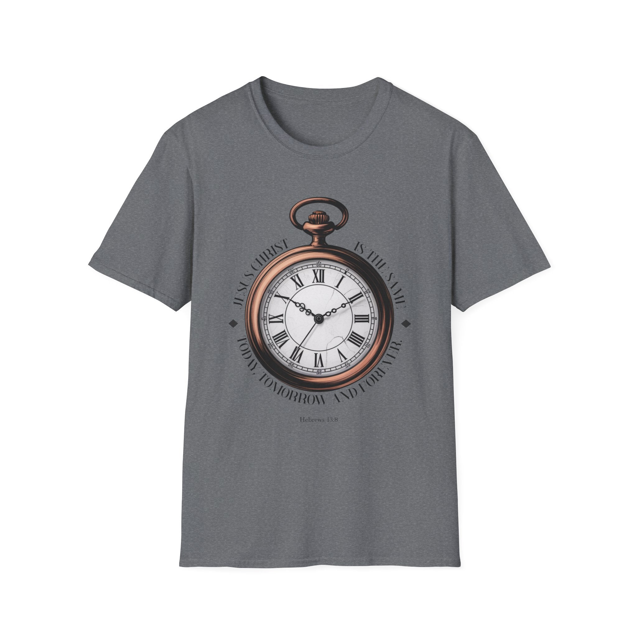Vintage Pocket Watch T-Shirt, Unisex Graphic Tee, Timeless Gift, Casual Summer Wear, Retro Style Tee