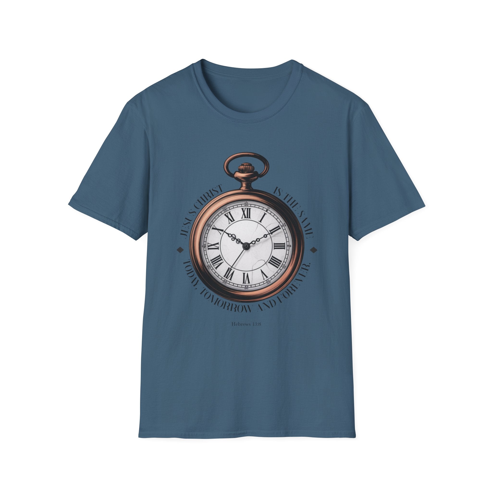 Vintage Pocket Watch T-Shirt, Unisex Graphic Tee, Timeless Gift, Casual Summer Wear, Retro Style Tee