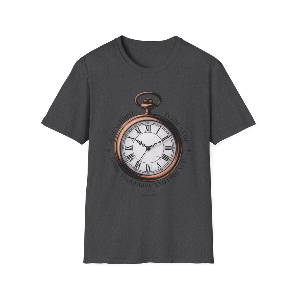 Vintage Pocket Watch T-Shirt, Unisex Graphic Tee, Timeless Gift, Casual Summer Wear, Retro Style Tee