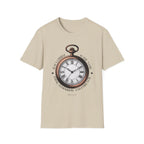 Vintage Pocket Watch T-Shirt, Unisex Graphic Tee, Timeless Gift, Casual Summer Wear, Retro Style Tee